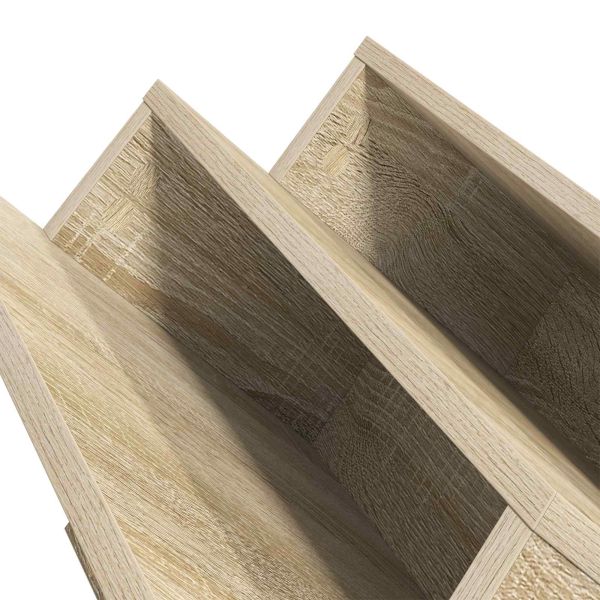 Етажерка за списания с рафт Сонома дъб 53 x 40 x 28.5 см