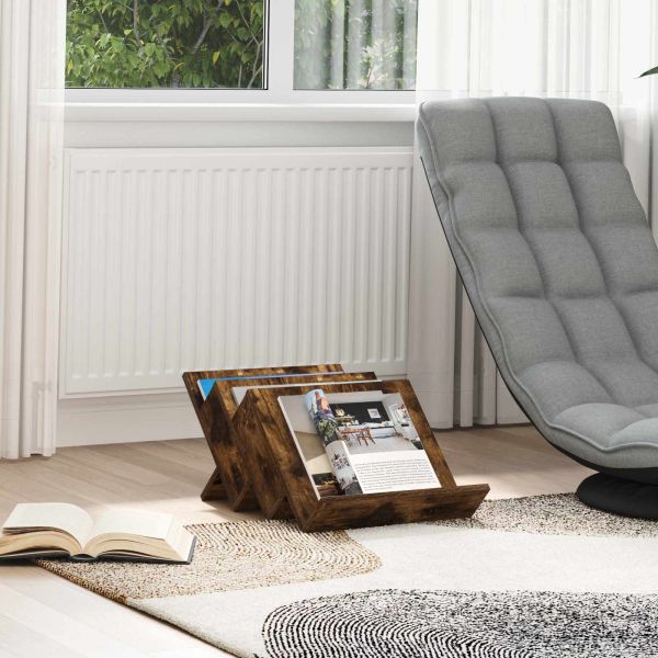 Етажерка за списания с рафт Димян дъб 53 x 40 x 28.5 см