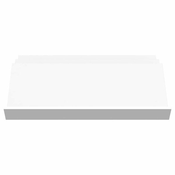 Етажерка за списания Бяло 90 x 53 x 28,5 см Инженерно дърво