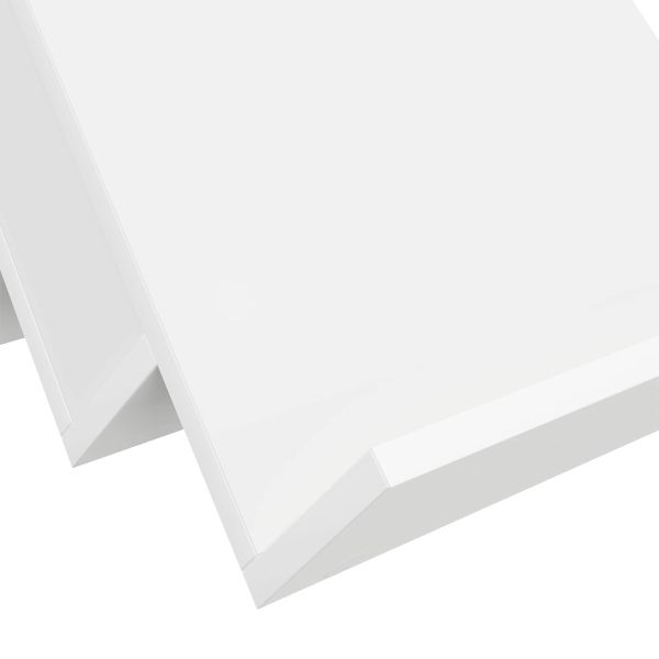 Етажерка за списания Бяло 90 x 53 x 28,5 см Инженерно дърво