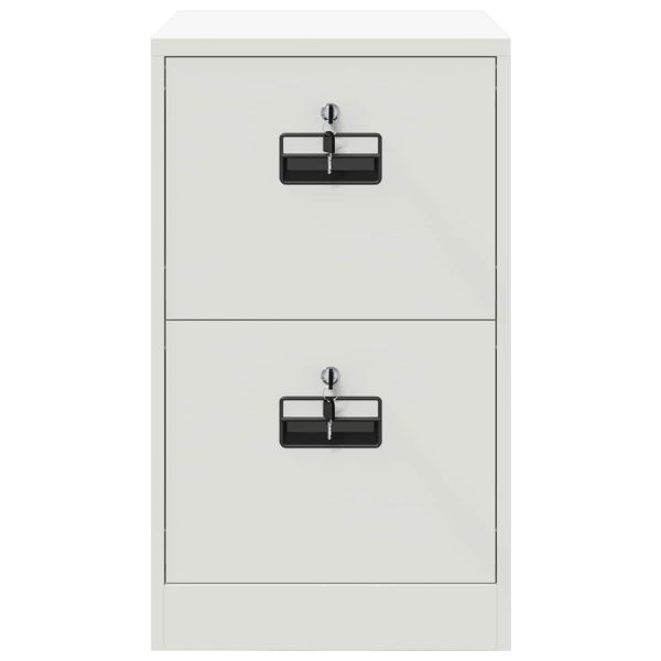 Кабинет за файлове с чекмедже с рафт Бяло 44 x 50 x 106.5 см