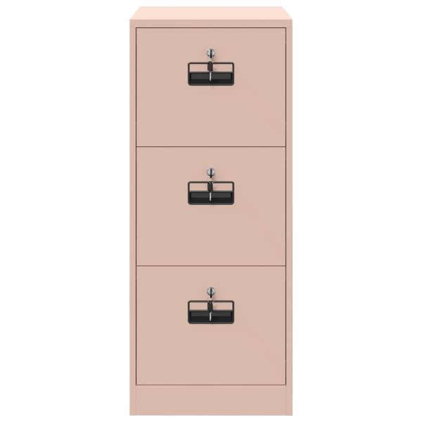 Кабинет за файлове с чекмедже с рафт Розово 44 x 50 x 106.5 см