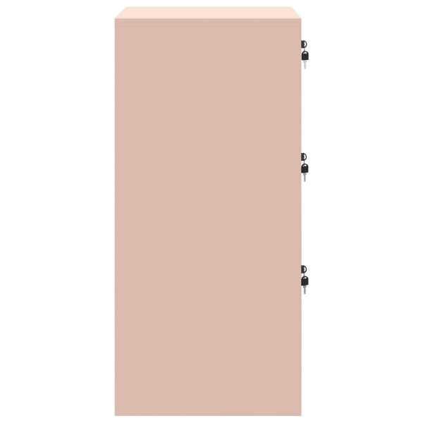 Кабинет за файлове с чекмедже с рафт Розово 44 x 50 x 106.5 см