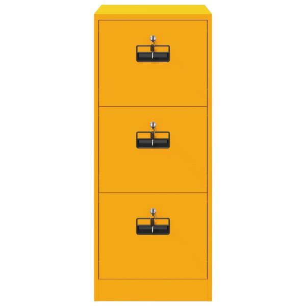 Кабинет за файлове с чекмедже Горчично жълто 44 x 50 x 106.5 см