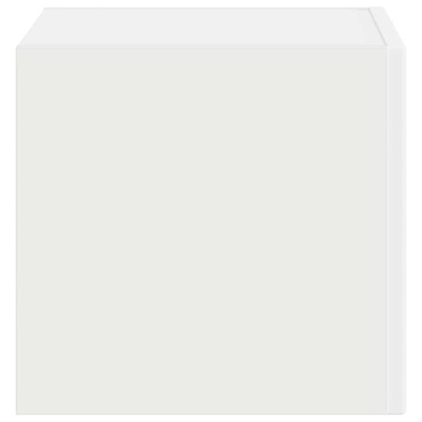 TV стенен шкаф Бяло 60 x 31 x 29.5 см Инженерно дърво