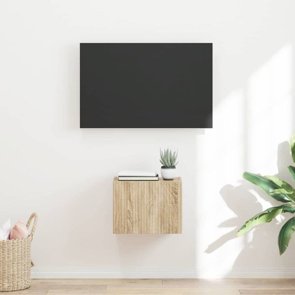 TV стенен шкаф Сонома 60 x 31 x 29.5 см Инженерно дърво