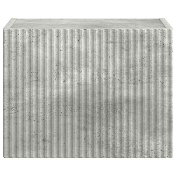 TV стенен шкаф Бетон 60 x 31 x 29.5 см Инженерно дърво