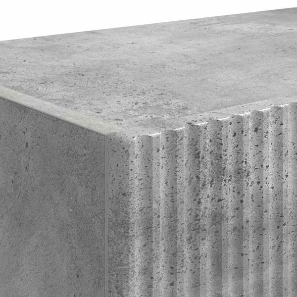 TV стенен шкаф 2 pcs Бетон 60 x 31 x 29.5 см Инженерно дърво