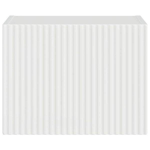 TV стенен шкаф Гланц бяло 60 x 31 x 29.5 см Инженерно дърво