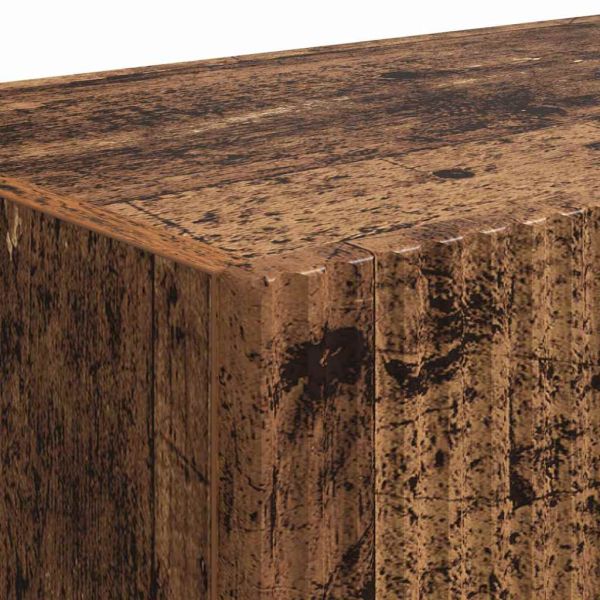 TV стенен шкаф 2 pcs Старо дърво 60 x 31 x 29.5 см