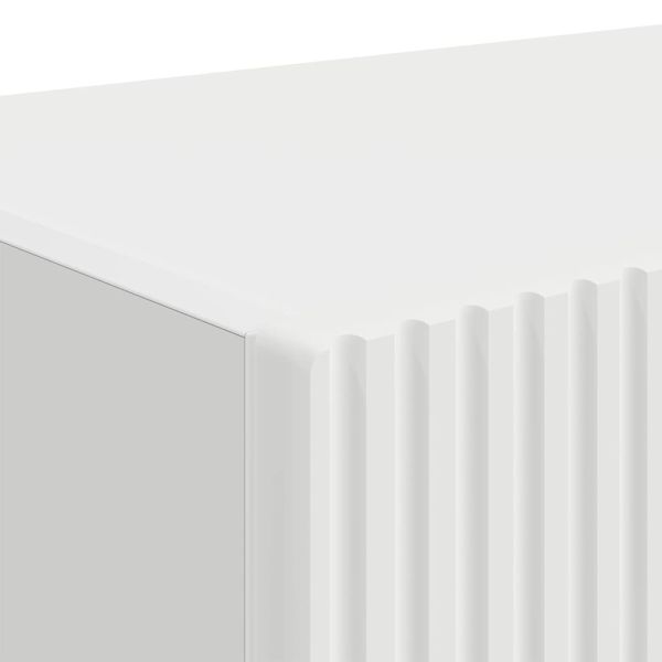 TV стенен шкаф 2 pcs Бяло 60 x 31 x 29.5 см Инженерно дърво