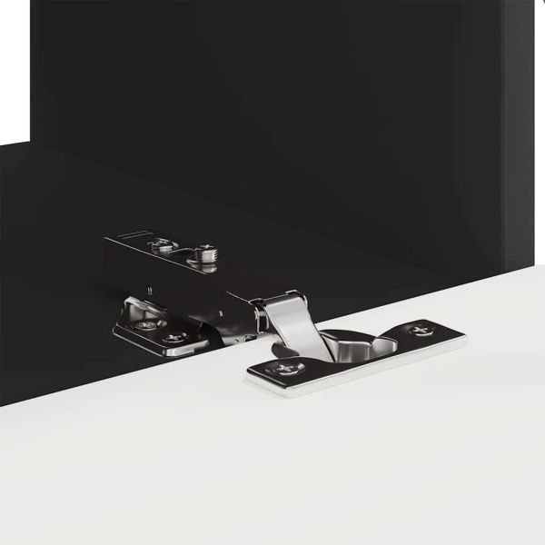 TV стенен шкаф Черно 60 x 31 x 29.5 см Инженерно дърво