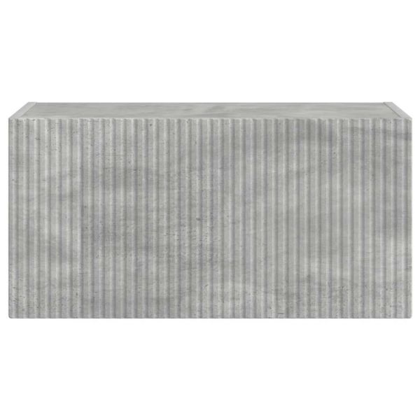 TV стенен шкаф Бетон 60 x 31 x 29.5 см Инженерно дърво