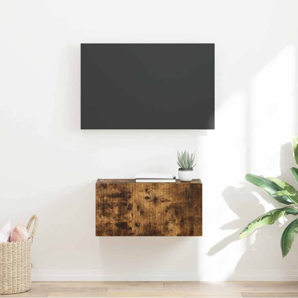 TV стенен шкаф Димян дъб 60 x 31 x 29.5 см Инженерно дърво