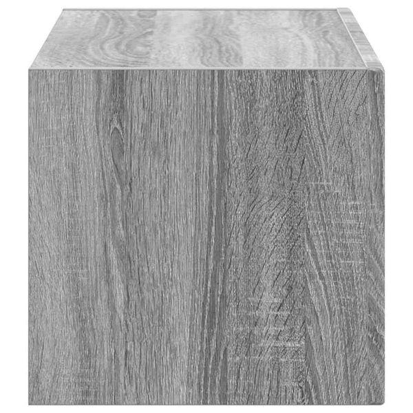 TV стенен шкаф Сив Сонома 60 x 31 x 29.5 см Инженерно дърво