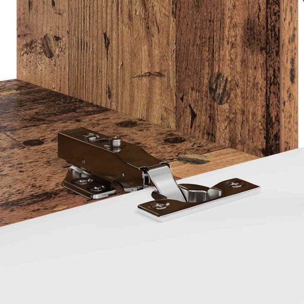 TV стенен шкаф 2 pcs Старо дърво 60 x 31 x 29.5 см