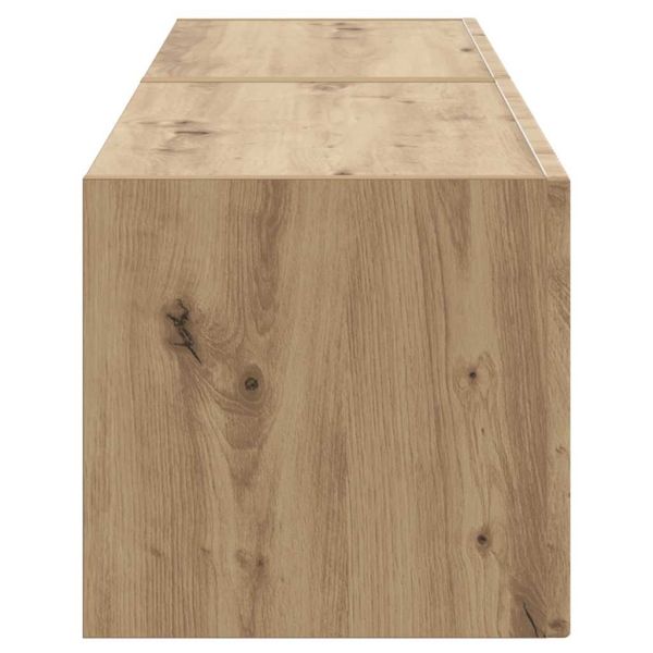 TV стенен шкаф 2 pcs Дъб Артизан 60 x 31 x 29.5 см