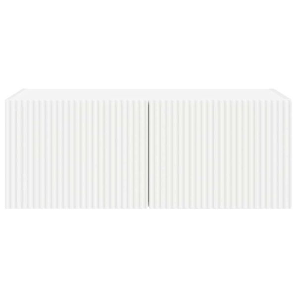 TV стенен шкаф Бяло 60 x 31 x 29.5 см Инженерно дърво