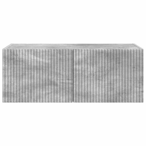 TV стенен шкаф Бетон 60 x 31 x 29.5 см Инженерно дърво