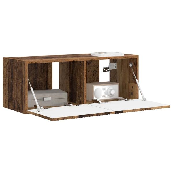 TV стенен шкаф Старо дърво 60 x 31 x 29.5 см Инженерно дърво