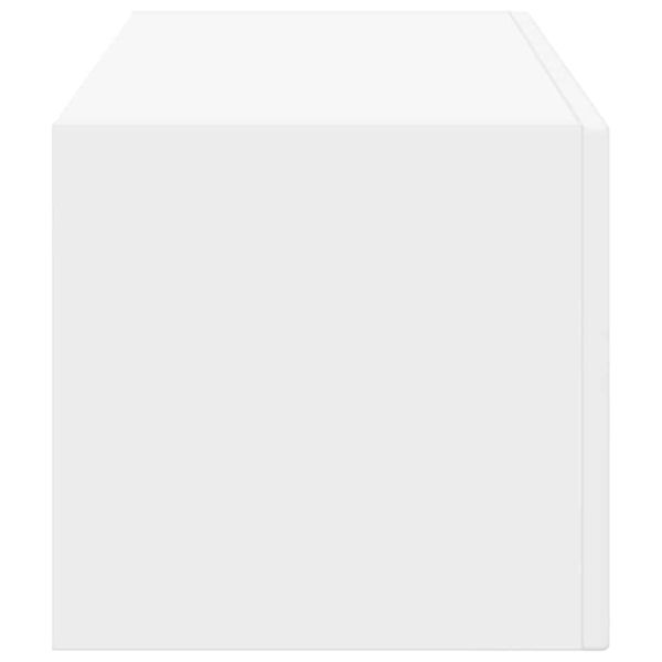 TV стенен шкаф Бяло 60 x 31 x 29.5 см Инженерно дърво