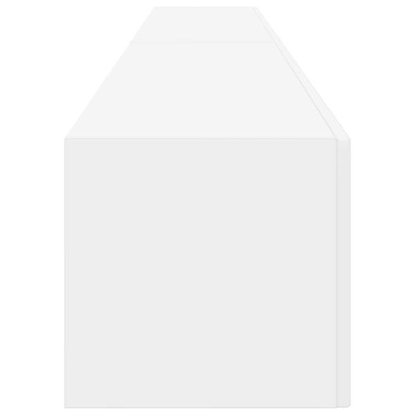 TV стенен шкаф 2 pcs Бяло 60 x 31 x 29.5 см Инженерно дърво