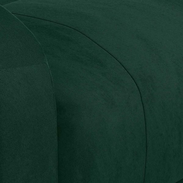 Електрически масажен стол, тъмнозелена, кадифе