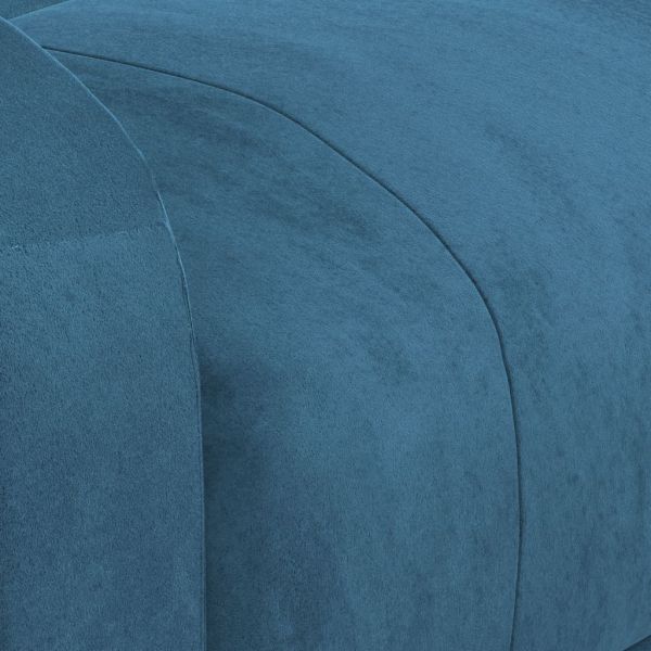 Електрически масажен стол, Син кадифе