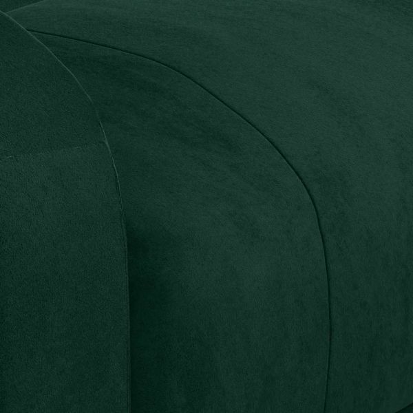 Масажен стол, тъмнозелен, кадифе