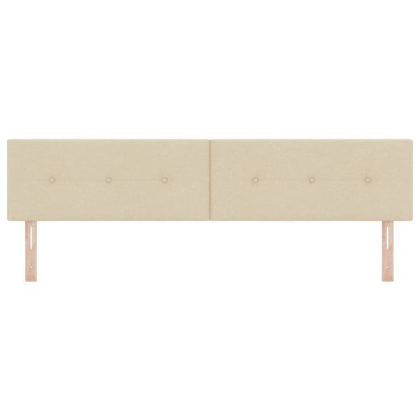 Облегалка за глава с таблото Крем 200 cm Изкуствена