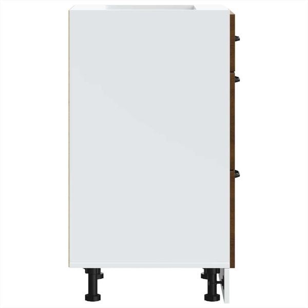 Кухненски шкаф, "Kalmar", кафяв дъб, инженерно дърво