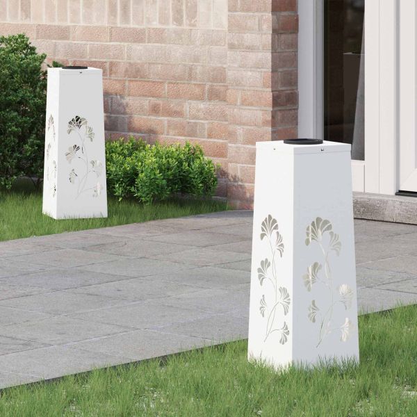 Соларна LED светлина за пътека 2 pcs Бяло