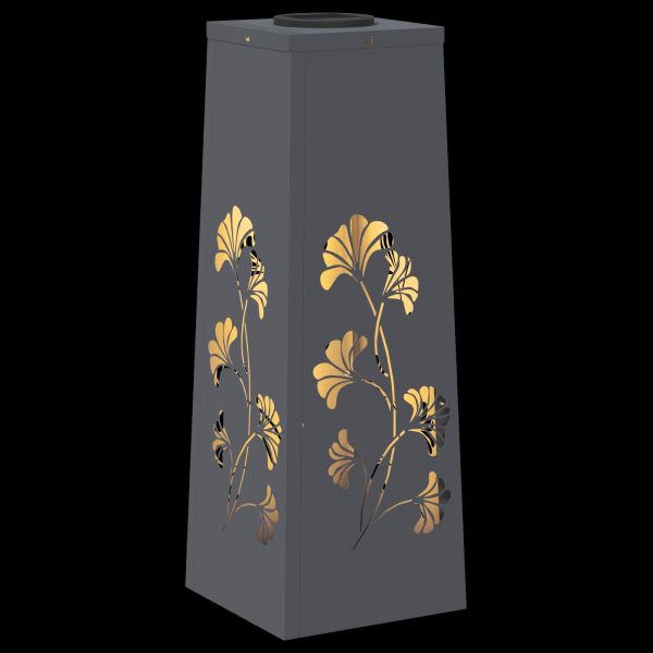 Соларна LED светлина за пътека 2 pcs Антрацит