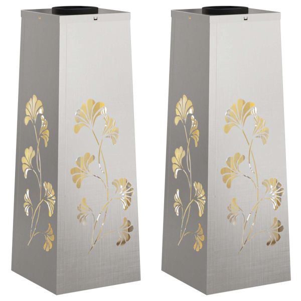 Соларна LED светлина за пътека 2 pcs Ръждясало