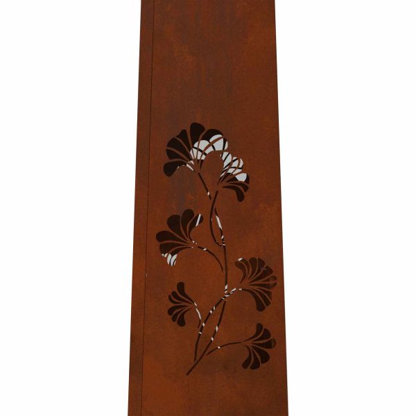 Соларна LED светлина за пътека 2 pcs Кортен стомана