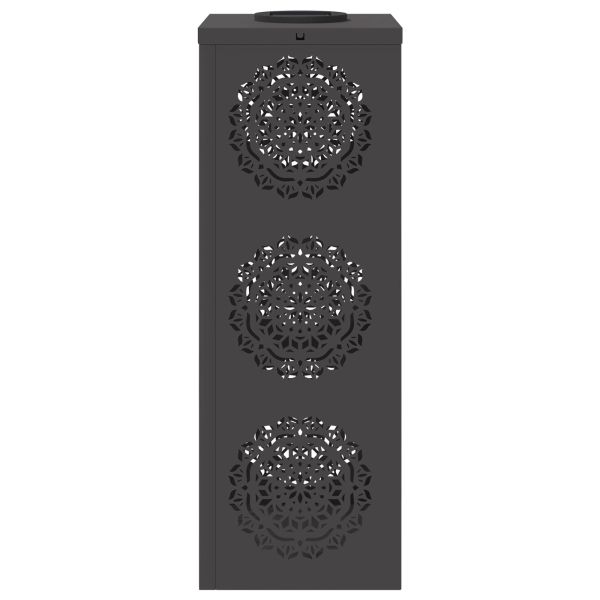 Соларна LED светлина за пътека 2 pcs Черно