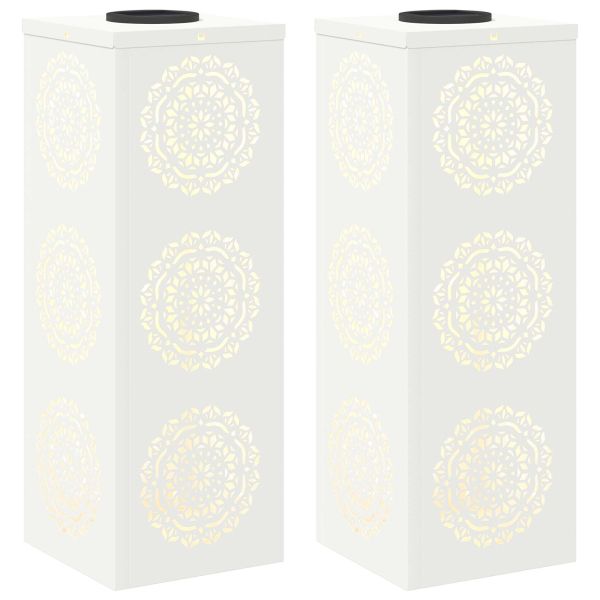 Соларна LED светлина за пътека 2 pcs Бяло