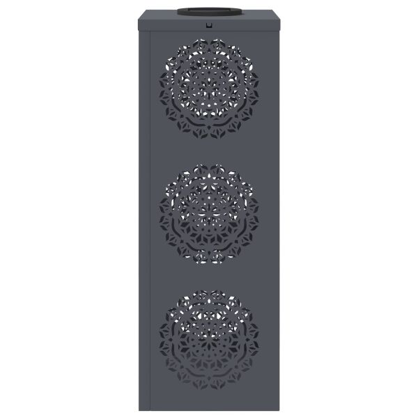 Соларна LED светлина за пътека 2 pcs Антрацит