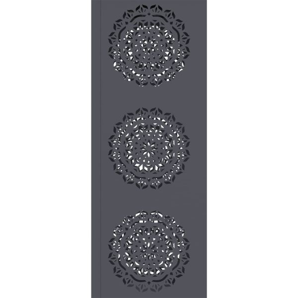 Соларна LED светлина за пътека 2 pcs Антрацит