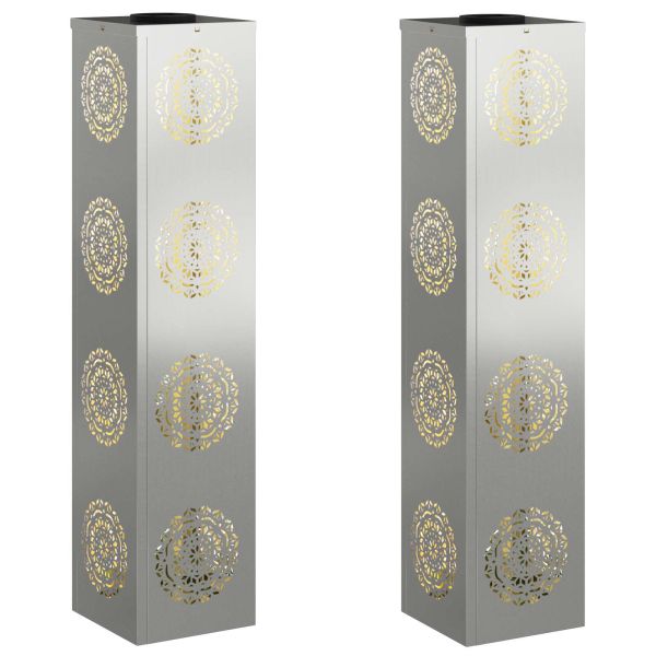 Соларна LED светлина за пътека 2 pcs Ръждясало