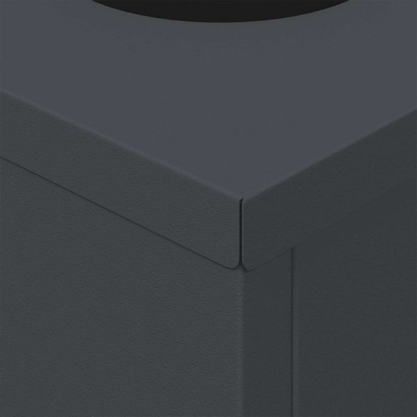 Соларна LED светлина за пътека 2 pcs Антрацит