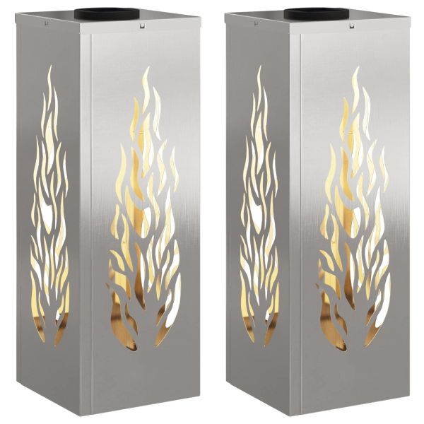 Соларна LED светлина за пътека 2 pcs Ръждясало