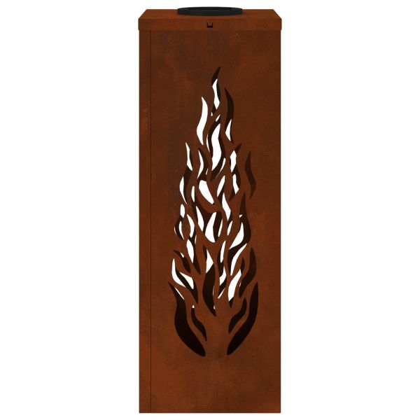 Соларна LED светлина за пътека 2 pcs Бронзов Патинираща стомана