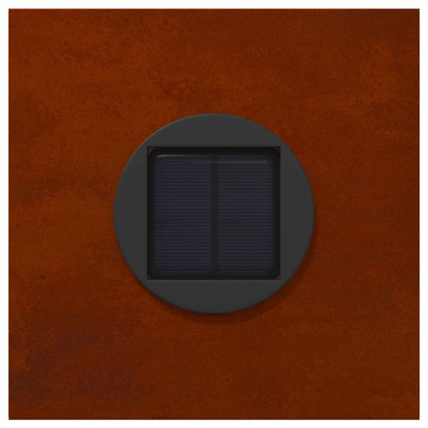 Соларна LED светлина за пътека 2 pcs Бронзов Патинираща стомана