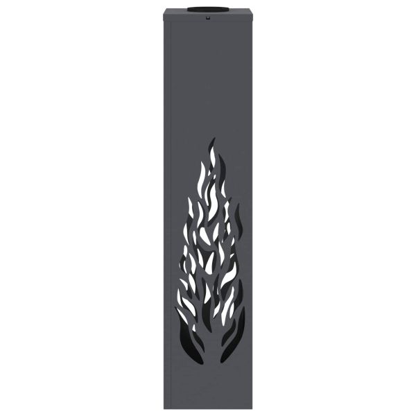 Соларна LED светлина за пътека 2 pcs Антрацит