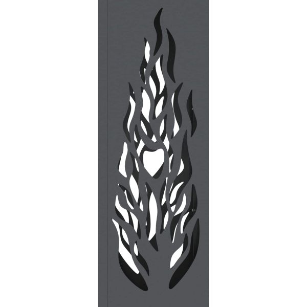 Соларна LED светлина за пътека 2 pcs Антрацит