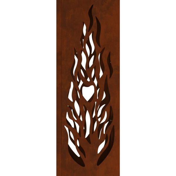 Соларна LED светлина за пътека 2 pcs Кортен стомана