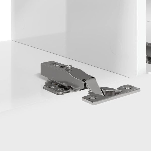 TV стенен шкаф Гланц бяло 60 x 31 x 29.5 см Инженерно дърво