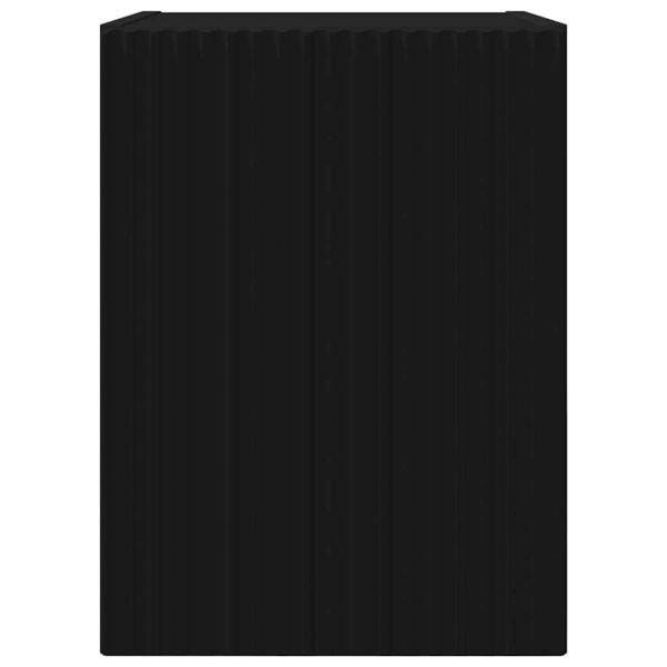 TV стенен шкаф 2 pcs Черно 30 x 31 x 40 см Инженерно дърво