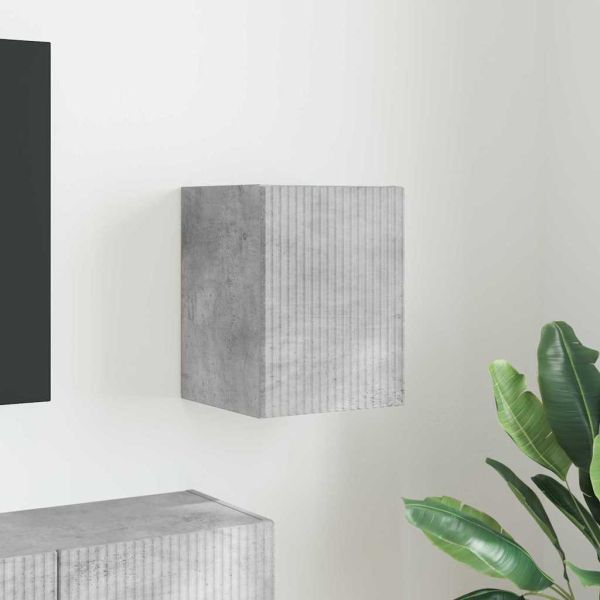 TV стенен шкаф Бетон 30 x 31 x 40 см Инженерно дърво